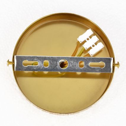 Opbouwkroonluchter CRISTAL 5xE14/10W/230V zwart/goud