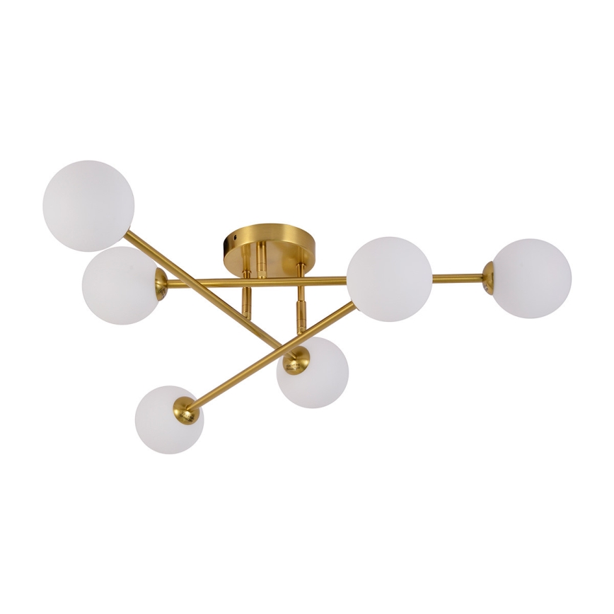 Opbouwkroonluchter DORADO 6xG9/28W/230V goudkleurig