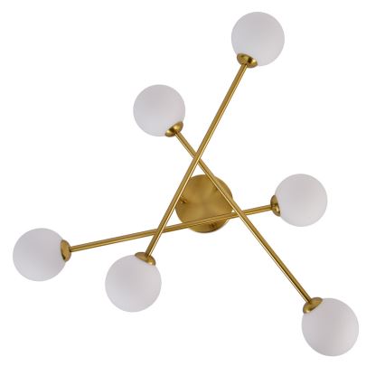 Opbouwkroonluchter DORADO 6xG9/28W/230V goudkleurig