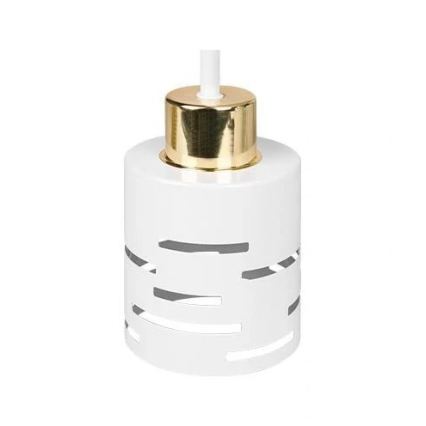Opbouwkroonluchter ELEN 3xE27/35W/230V wit/goud