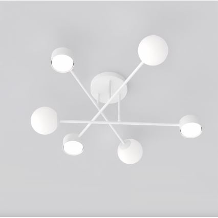 Opbouwkroonluchter HOLON 3xG9/8W/230V + 3xGX53/12W wit