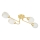 Opbouwkroonluchter KING 4xE27/15W/230V goud