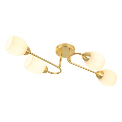 Opbouwkroonluchter KING 4xE27/15W/230V goud