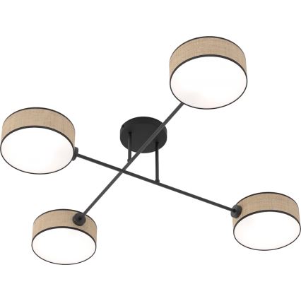 Opbouwkroonluchter MAGA 4xE14/10W/230V beige