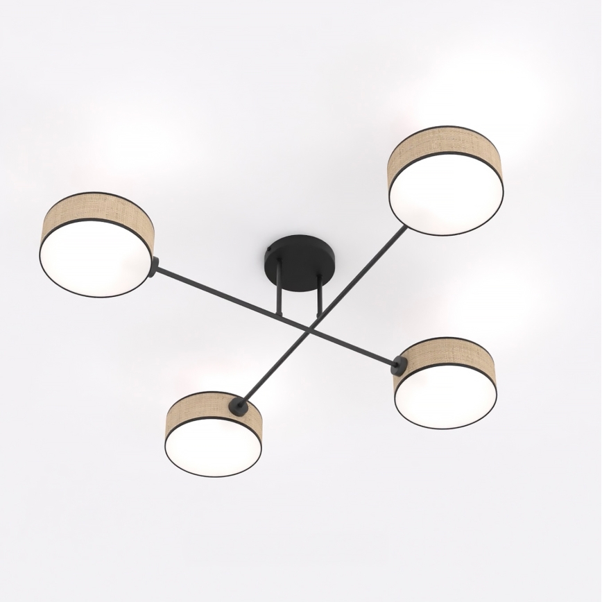 Opbouwkroonluchter MAGA 4xE14/10W/230V beige