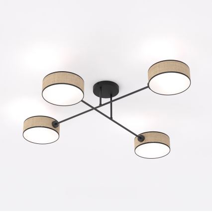 Opbouwkroonluchter MAGA 4xE14/10W/230V beige