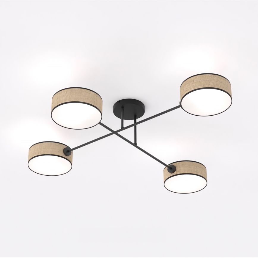Opbouwkroonluchter MAGA 4xE14/10W/230V beige