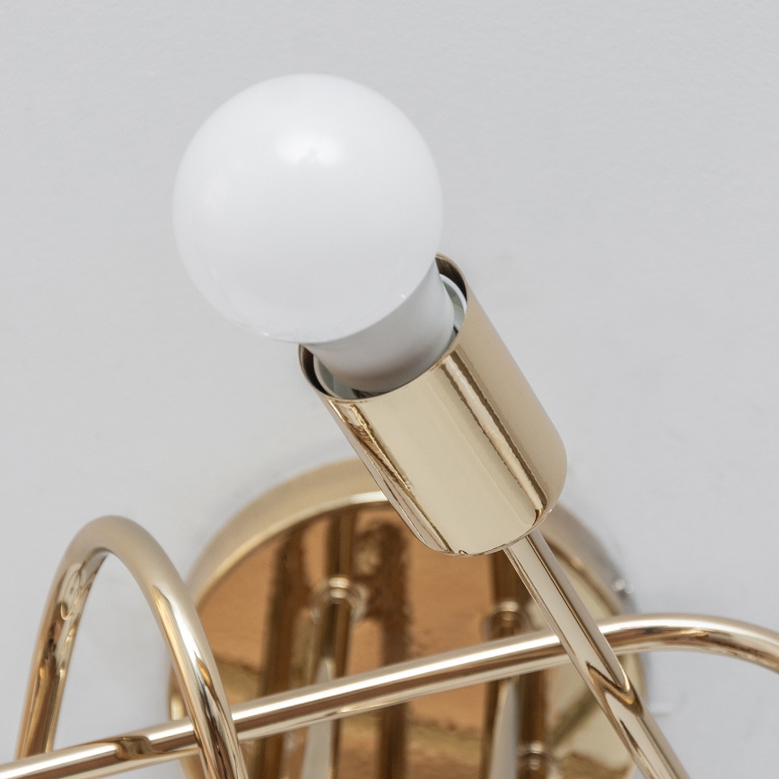 Opbouwkroonluchter OXFORD 5xE27/15W/230V goud