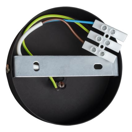 Opbouwkroonluchter QUEEN 3xE27/15W/230V zwart