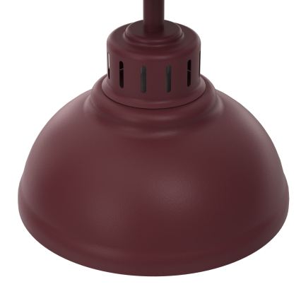 Opbouwkroonluchter SVEN 1xE27/15W/230V Ø 21 cm bordeaux