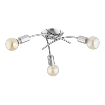 Opbouwkroonluchter TORIZO 3xE27/15W/230V glanzend chroom