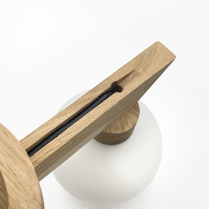 Opbouwlamp ANTONIO 2xG9/5W/230V eiken/wit