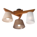 Opbouwlamp ANTONIO 3xE14/40W/230V beuk