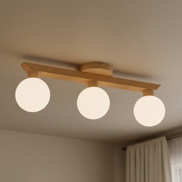 Opbouwlamp ANTONIO 3xG9/5W/230V eik/wit