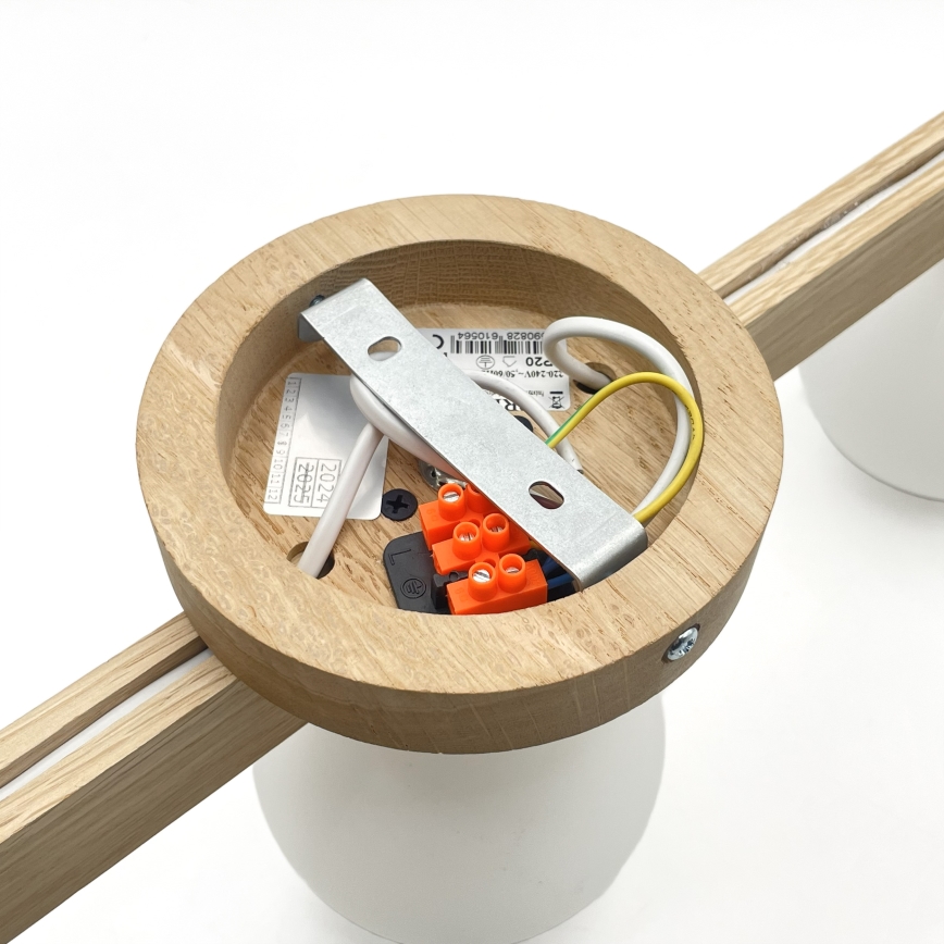 Opbouwlamp ANTONIO 3xG9/5W/230V eik/wit