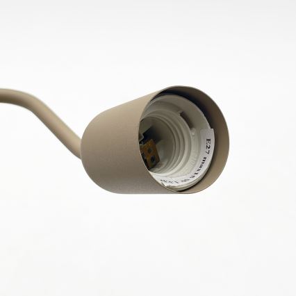 Opbouwlamp CHARLIE 2xE27/15W/230V beige