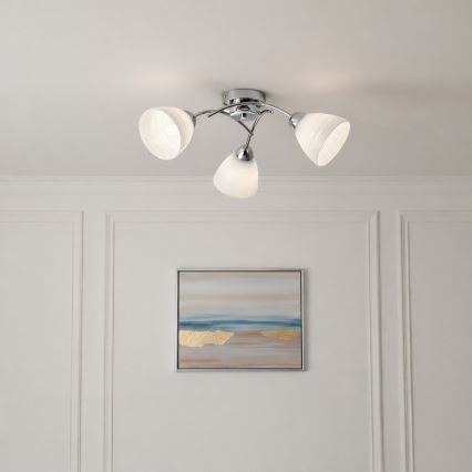 Opbouwlamp CLARA 3xE27/15W/230V glanzend chroom