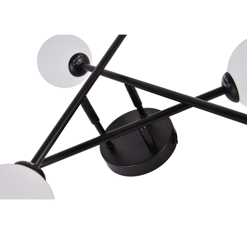 Opbouwlamp DORADO 6xG9/28W/230V zwart