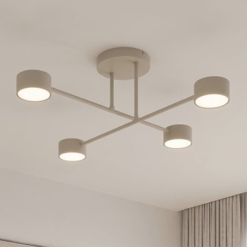 Opbouwlamp HALO 4xGX53/10W/230V beige