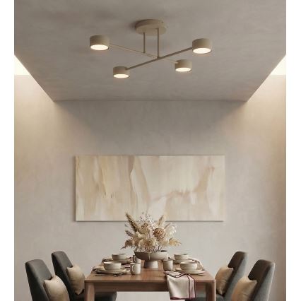 Opbouwlamp HALO 4xGX53/10W/230V beige