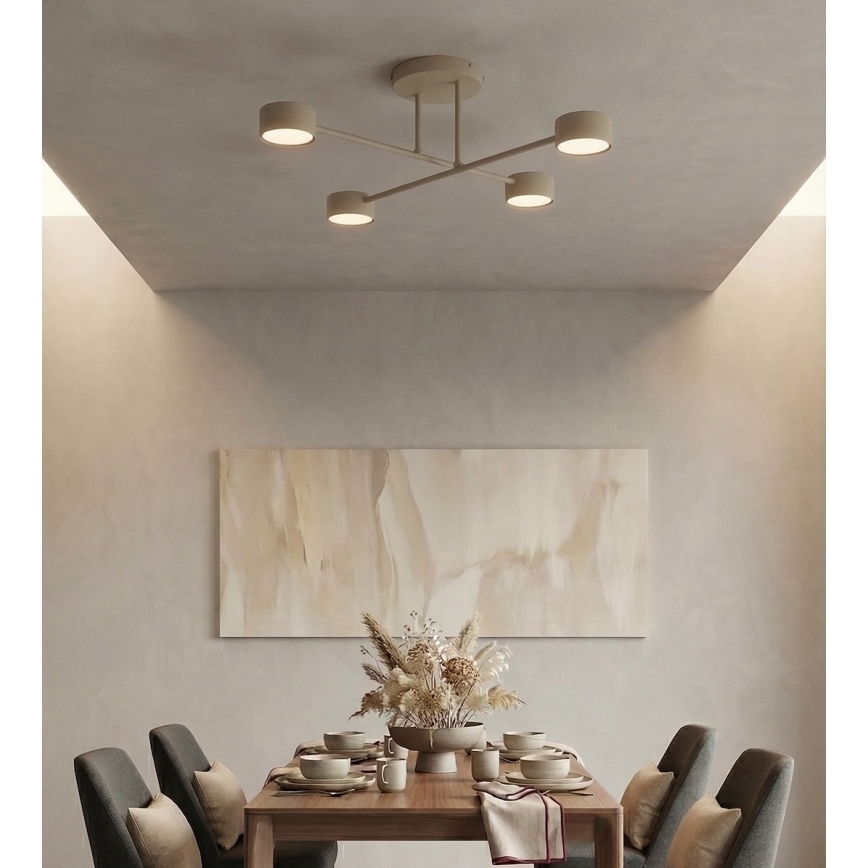 Opbouwlamp HALO 4xGX53/10W/230V beige