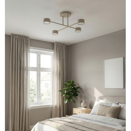 Opbouwlamp HALO 4xGX53/10W/230V beige