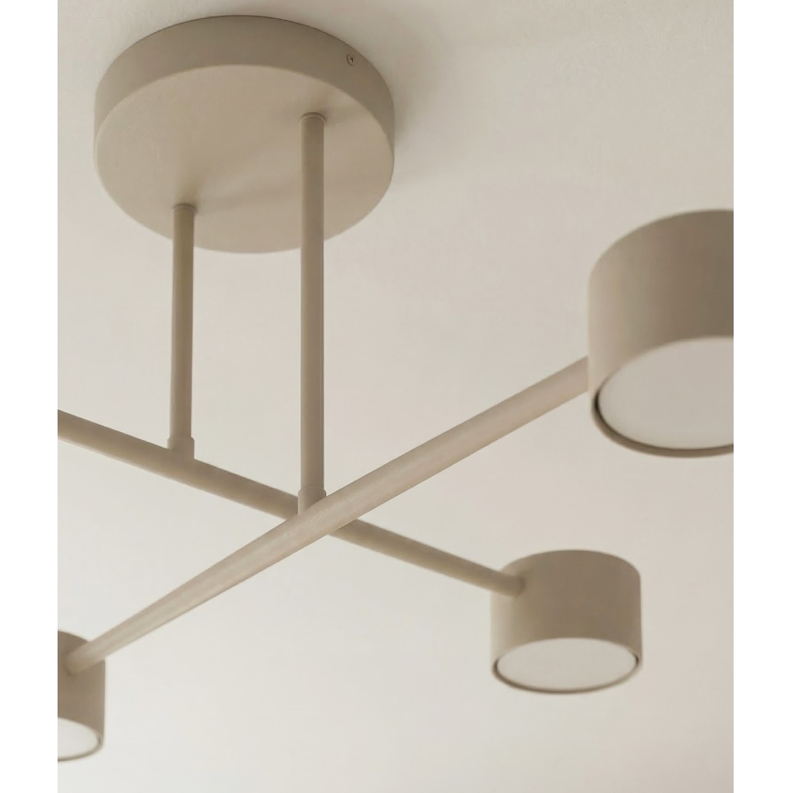 Opbouwlamp HALO 4xGX53/10W/230V beige
