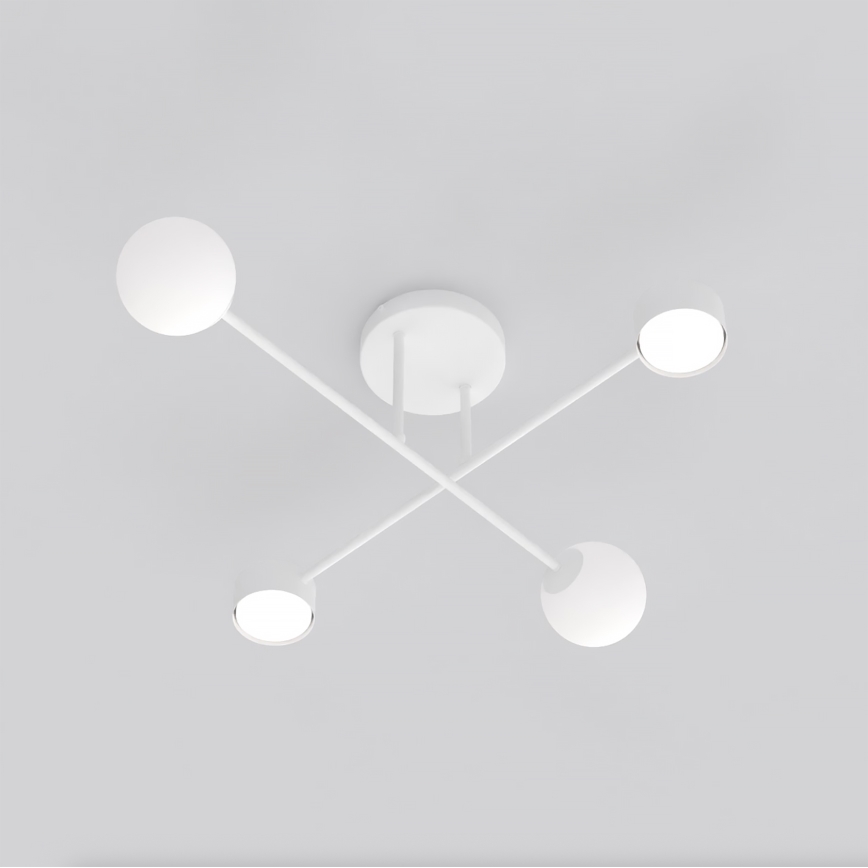 Opbouwlamp HOLON 2xG9/8W/230V + 2xGX53/12W wit