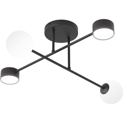 Opbouwlamp HOLON 2xG9/8W/230V + 2xGX53/12W zwart