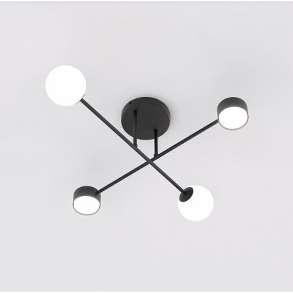 Opbouwlamp HOLON 2xG9/8W/230V + 2xGX53/12W zwart