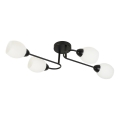 Opbouwlamp KING 4xE27/15W/230V zwart