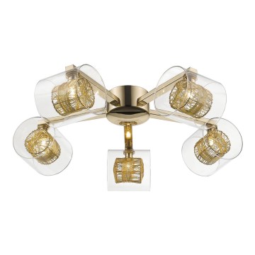 Opbouwlamp KLASS 5xG9/3W/230V goudkleurig