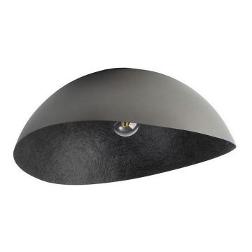 Opbouwlamp SOLARIS 1xE27/60W/230V Ø 33 cm zilver/zwart