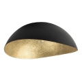 Opbouwlamp SOLARIS 1xE27/60W/230V Ø 69 cm zwart/goud