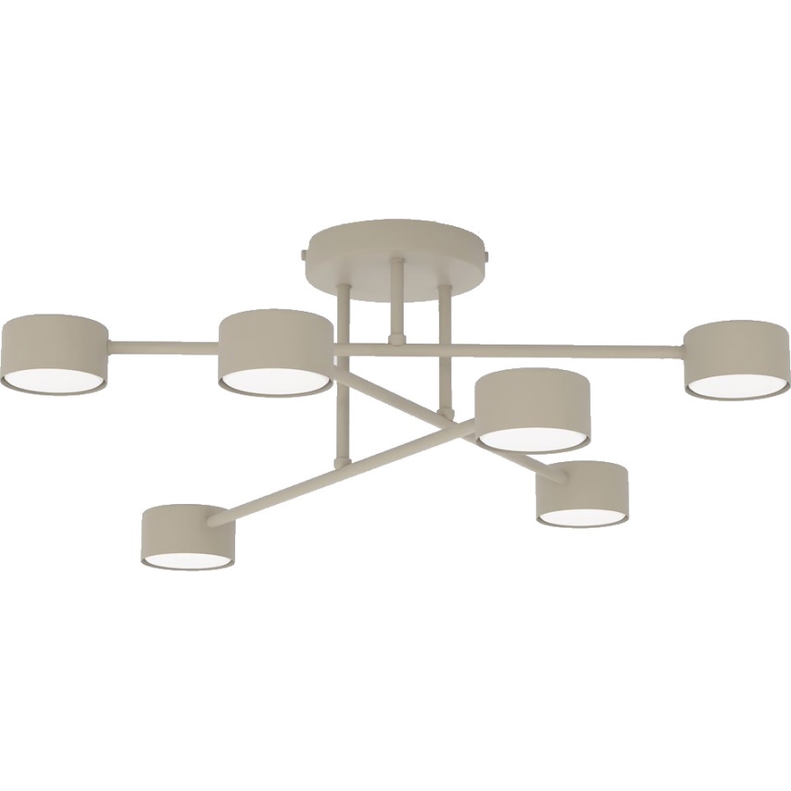 Opbouwplafondlamp HALO 6xGX53/10W/230V beige