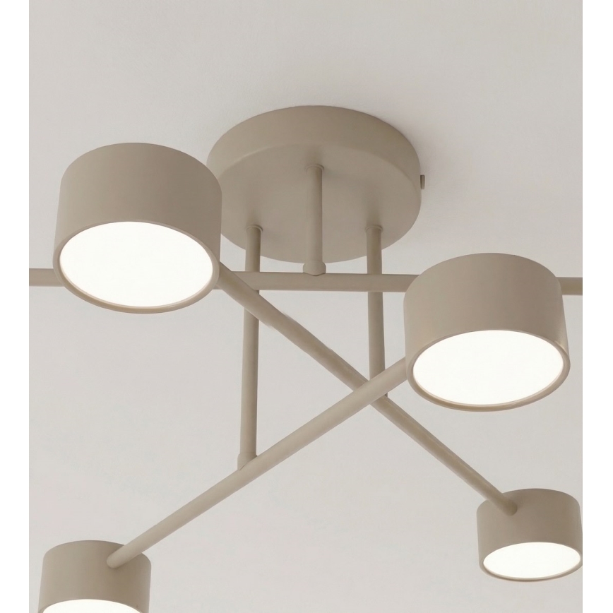 Opbouwplafondlamp HALO 6xGX53/10W/230V beige