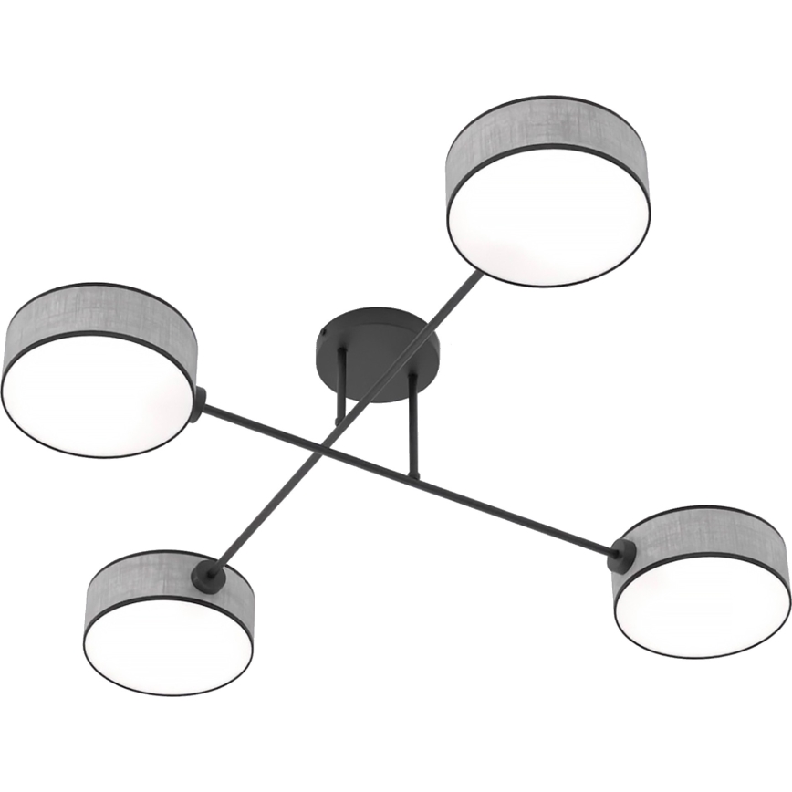 Opbouwplafondlamp MAGA 4xE14/10W/230V grijs