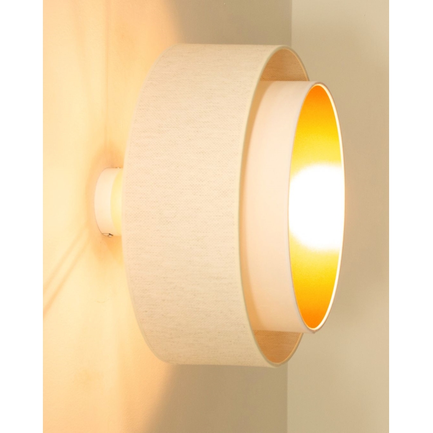 Opbouwplafondlamp NATIA 1xE27/60W/230V wit