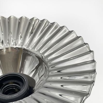 Opbouwplafondlamp TRISH 1xE27/15W/230V zwart/rookzwart