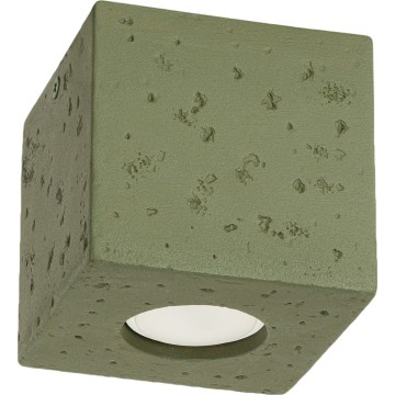 Opbouwspot QUAD 1xGU10/10W/230V beton/groen