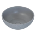 Opbouwwastafel BERGEN Ø 39 cm beton/grijs