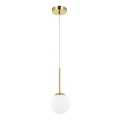 Open Design OR80087 - Badkamerhanglamp aan kabel BAO 1xG9/8W/230V IP44 goudkleurig