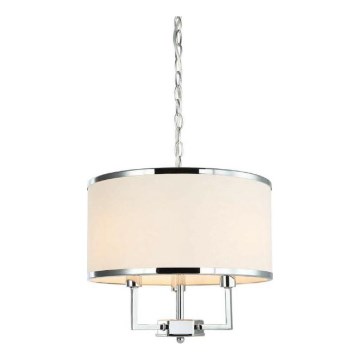 Open Design OR80209 - Kroonluchter aan ketting CASA 3xE14/12W/230V crème/hoogglans chroom