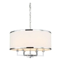 Open Design OR80216 - Kroonluchter met ketting CASA 6xE14/15W/230V crème/glanzend chroom