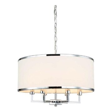 Open Design OR80216 - Kroonluchter met ketting CASA 6xE14/15W/230V crème/glanzend chroom