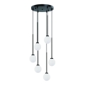 Open Design OR80636 - Kroonluchter aan kabel OTA 6xG9/8W/230V, zwart