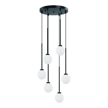 Open Design OR80636 - Kroonluchter aan kabel OTA 6xG9/8W/230V, zwart