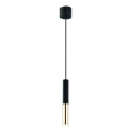 Open Design OR80810 - SLIMI pendel met kabel 1xG9/3,5W/230V zwart/goud