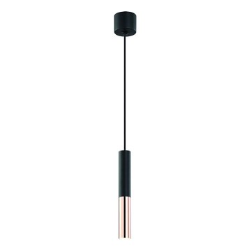 Open Design OR80827 - Hanglamp aan kabel SLIMI 1xG9/3,5W/230V zwart/roségoud
