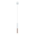 Open Design OR80858 - Hanglamp met kabel SLIMI 1xG9/3,5W/230V wit/rosegoud